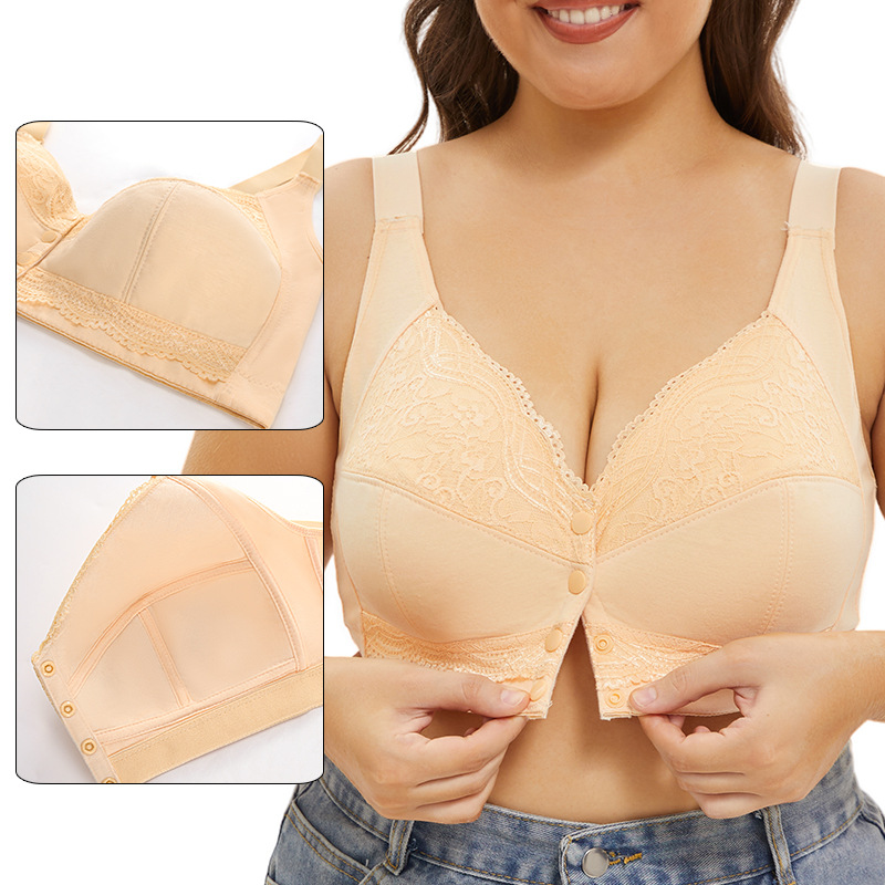 Plunge Bra Push Up - A-G Cup Wanita Plus Ukuran Bra