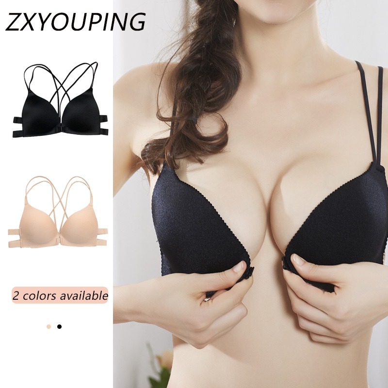 1 buah Bra Push-up depan gespe - Plunge Bra Push Up ulasan dan harga