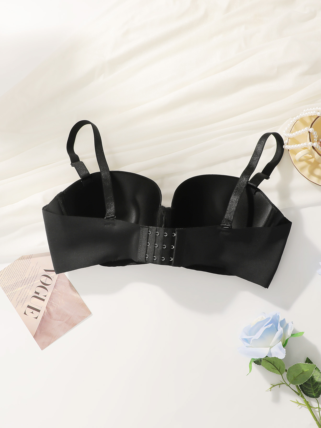 Bra Wanita Ukuran Besar Tanpa  - Plunge Bra Push Up ulasan dan harga