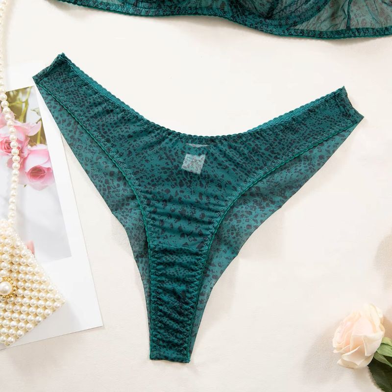2pcs/Set Lingerie Wanita Ultra - Sheer Mesh Bra ulasan dan harga